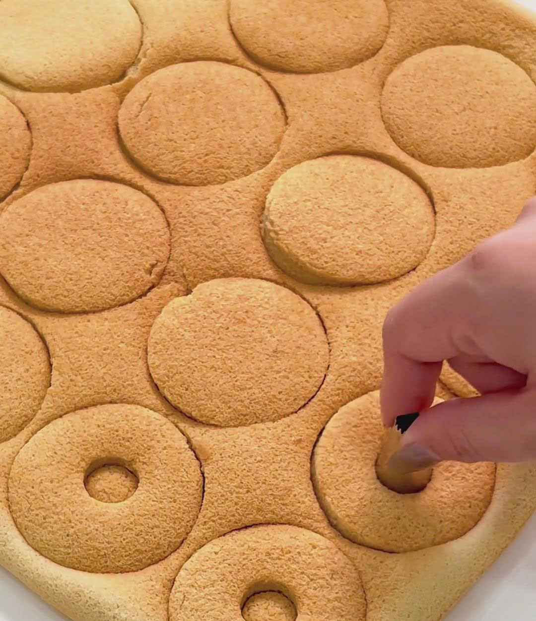 Use a smaller cutter to remove the centers