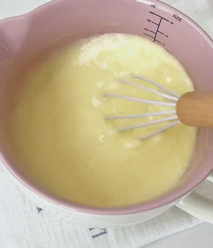 Use a whisk to stir vigorously