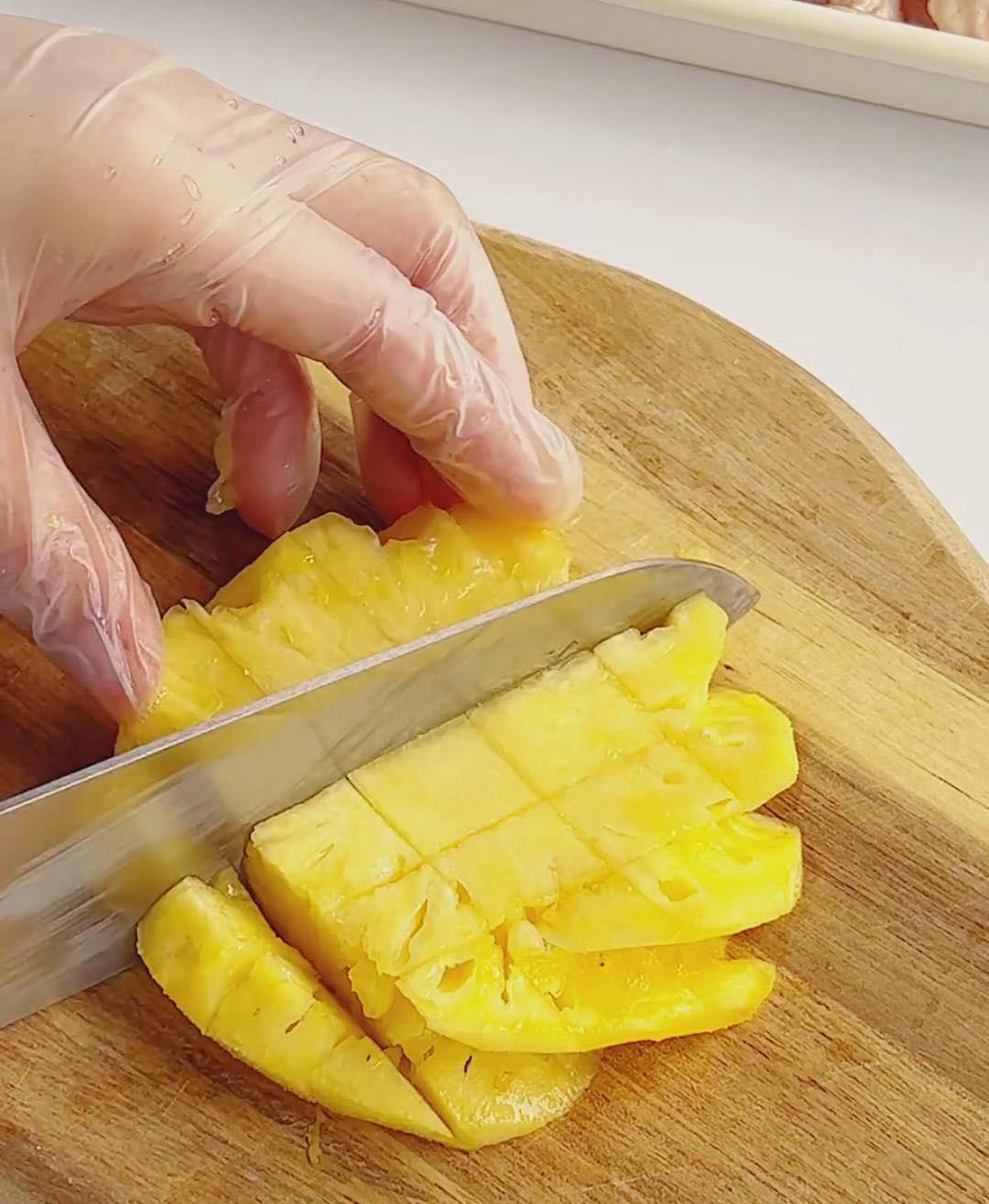 dice the other half into small chunks