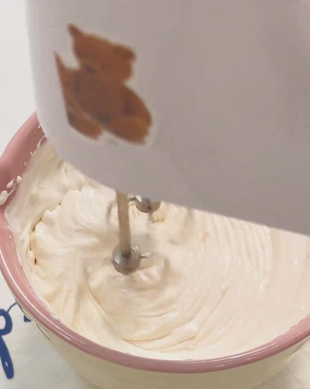 whip until thick and creamy