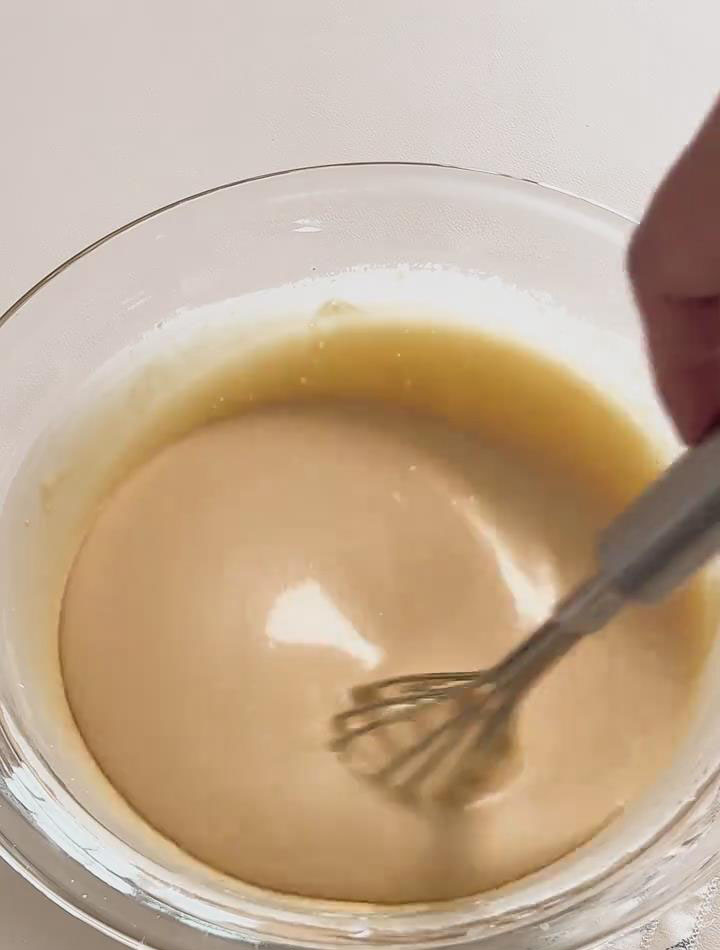 Continue mixing until evenly combined