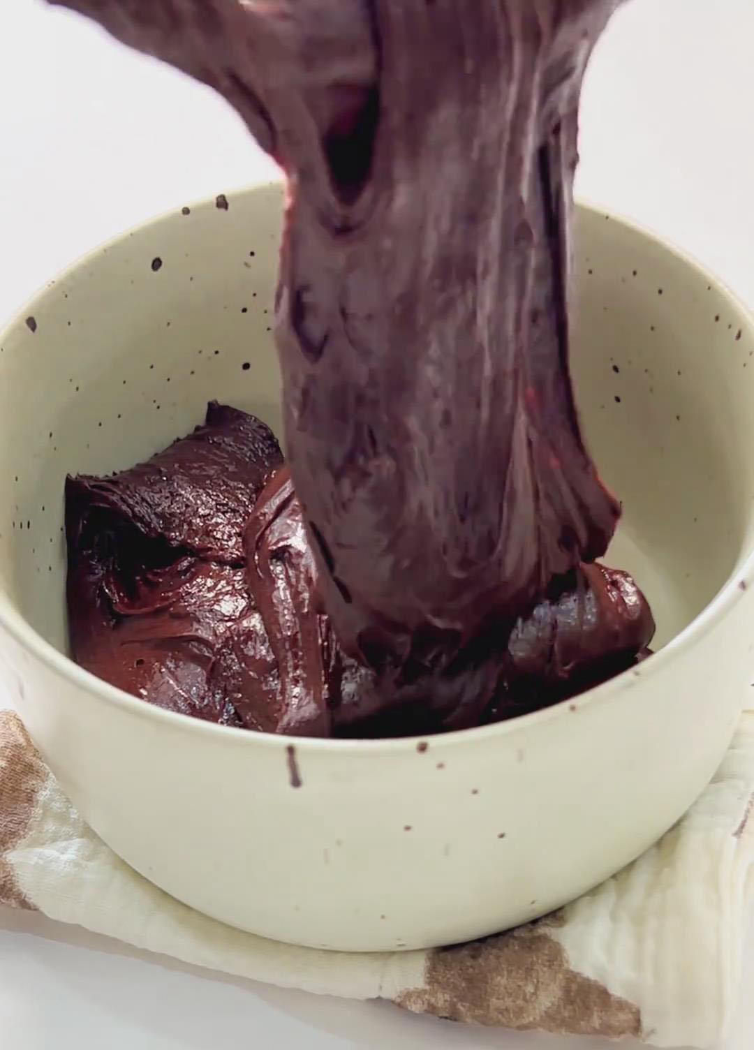 Pour the brownie batter into your prepared mug