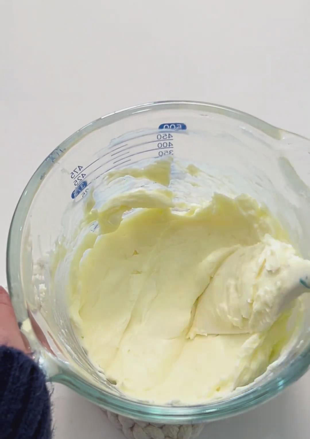 Stir vigorously with a spatula